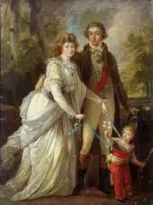 Family Portrait By Angelica Kauffman