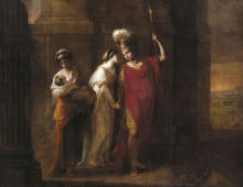 Hector Taking Leave Of Andromache By Angelica Kauffman