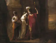 Hector Taking Leave of Andromache By Angelica Kauffman