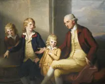 Joseph May with his Three Sons By Angelica Kauffman