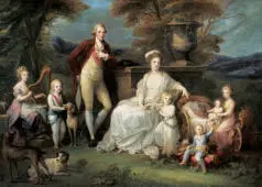 King Ferdinand IV of Naples and his Family By Angelica Kauffman