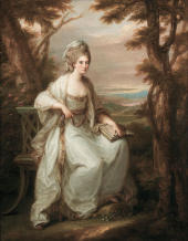 Lady Henderseon Of Fordell 1771 By Angelica Kauffman