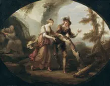 Miranda And Ferdinand By Angelica Kauffman