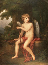 Portrait Of The Prince Henryk Lubomirski As Cupid By Angelica Kauffman