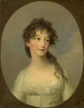 Possibly Franciska Krasinska Duchess of Courland By Angelica Kauffman