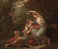Rinaldo and Armida By Angelica Kauffman
