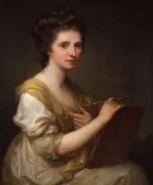 Self Portrait C1770 By Angelica Kauffman
