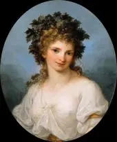 Self Portrait As Bacchante By Angelica Kauffman