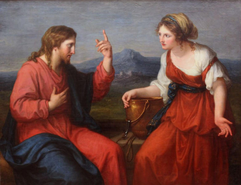 Taylor Says Of Jesus by Angelica Kauffman | Oil Painting Reproduction