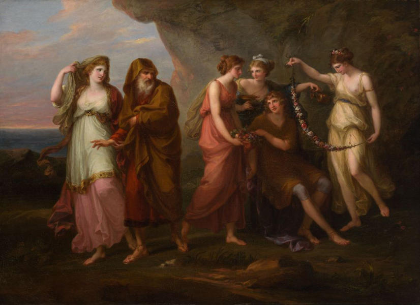 Telemachus And The Nymphs Of Calypso | Oil Painting Reproduction
