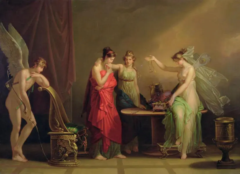 The Legend of Cupid and Psyche By Angelica Kauffman