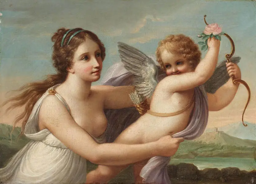 The Victory of Eros By Angelica Kauffman