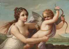 The Victory of Eros By Angelica Kauffman