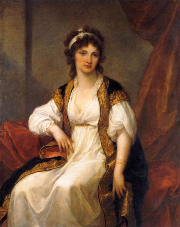 Young Woman by Angelica Kauffman | Oil Painting Reproduction