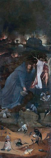 The Hermit Saints Triptych Panel 1 By Hieronymus Bosch