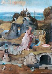 The Hermit Saints Triptych Panel 2 By Hieronymus Bosch