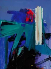 Blueberry Eyes By Franz Kline