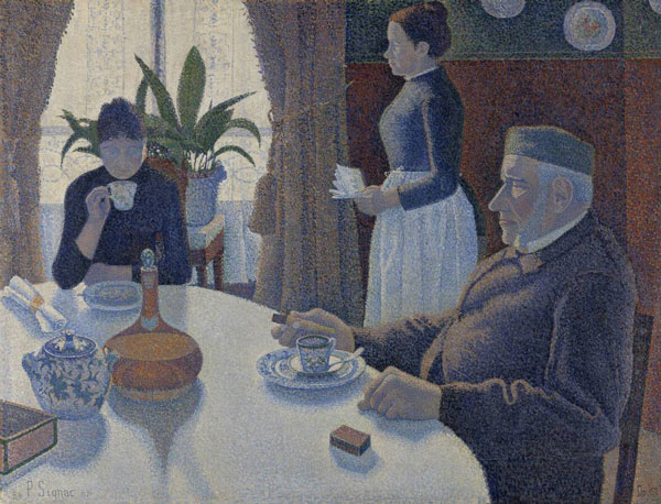 The Dining Room Opus 152 by Paul Signac | Oil Painting Reproduction
