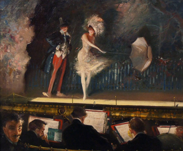 Vaudeville Act 1903 by Everett Shinn | Oil Painting Reproduction