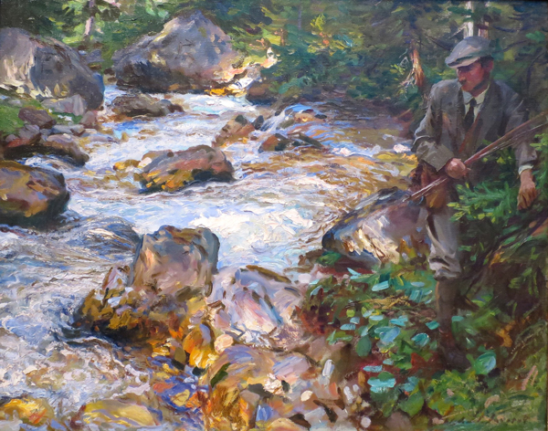 Trout Stream in the Tyrol | Oil Painting Reproduction