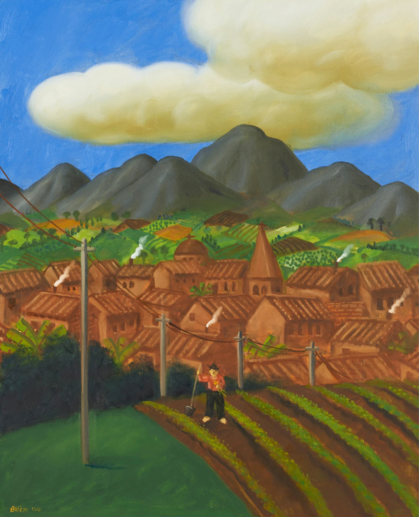 Paisaje by Fernando Botero | Oil Painting Reproduction