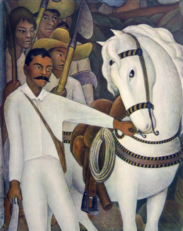 Agrarian Leader Zapata 1931 by Diego Rivera | Oil Painting Reproduction