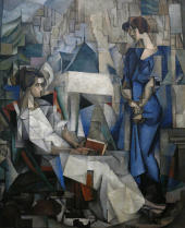 Dos Mujeres By Diego Rivera