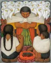 Flower Day By Diego Rivera