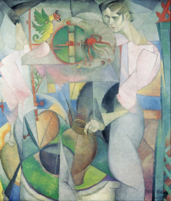 La Mujer Del Pozo by Diego Rivera | Oil Painting Reproduction
