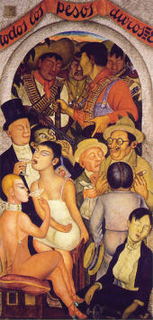 Night of the Rich By Diego Rivera
