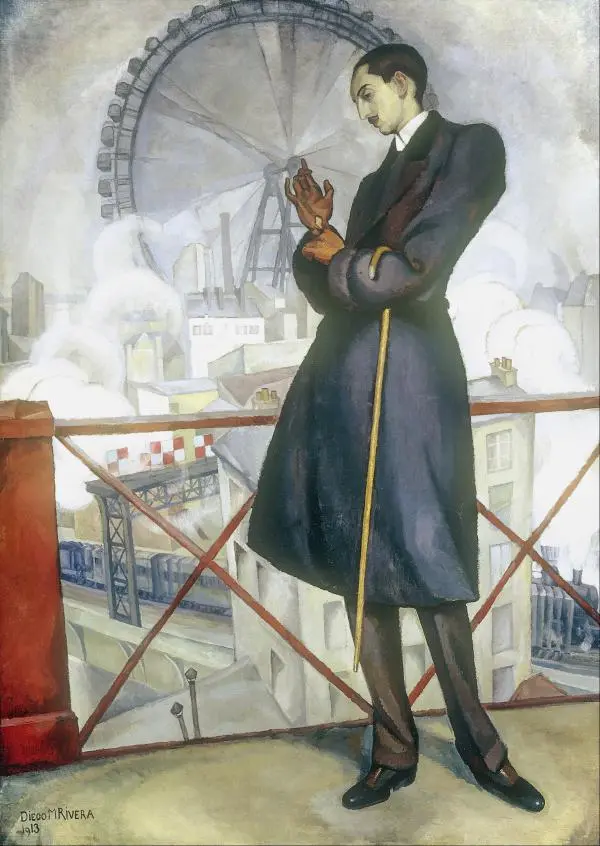 Portrait of Adolfo Best Maugard By Diego Rivera