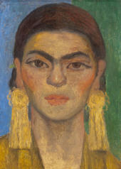 Portrait of Frida Kahlo By Diego Rivera