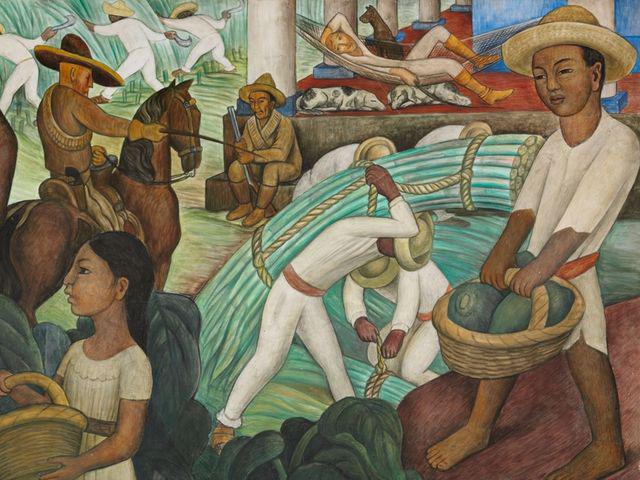 Sugar Cane by Diego Rivera | Oil Painting Reproduction