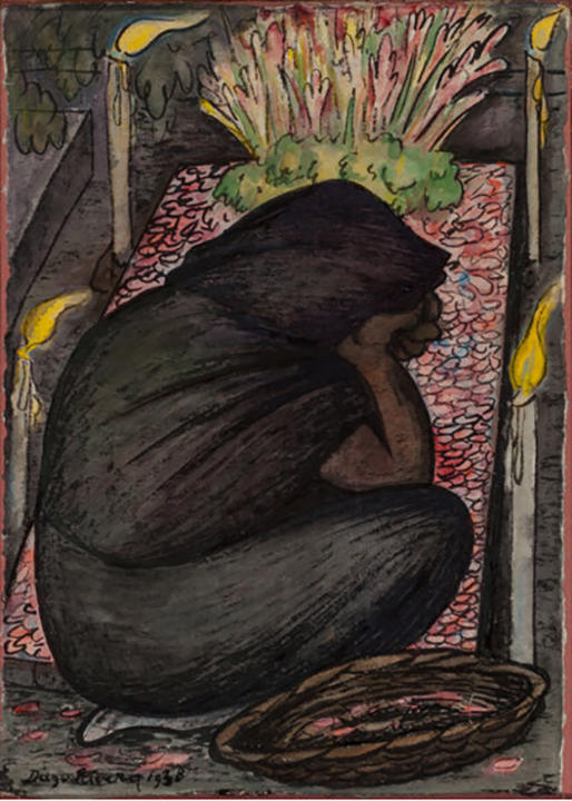 Veloria 1928 by Diego Rivera | Oil Painting Reproduction