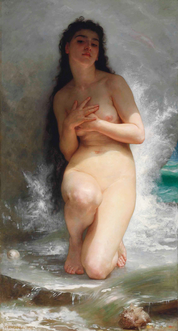 The Pearl 1894 by William-Adolphe Bouguereau | Oil Painting Reproduction