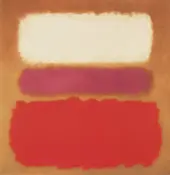 White Cloud over Purple By Mark Rothko (Inspired By)