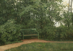 A Bench in the Mall 1872 By Ivan Shishkin