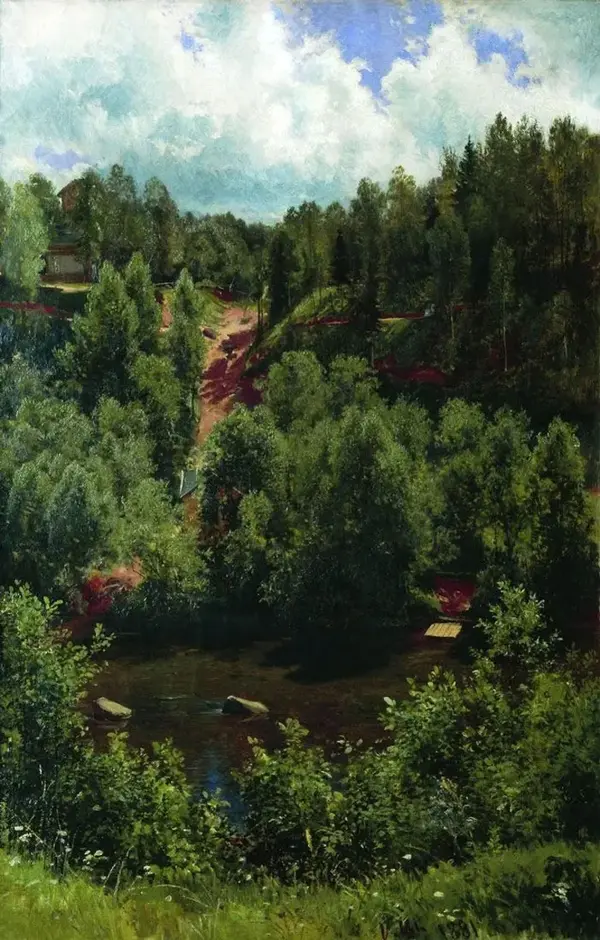 After the Rain Etude Forest 1881 By Ivan Shishkin