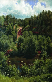 After the Rain Etude Forest 1881 By Ivan Shishkin