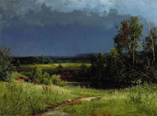 Before the Storm 1884 By Ivan Shishkin