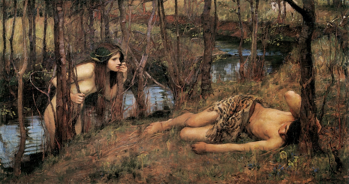 A Naiad 1893 by John William Waterhouse | Oil Painting Reproduction