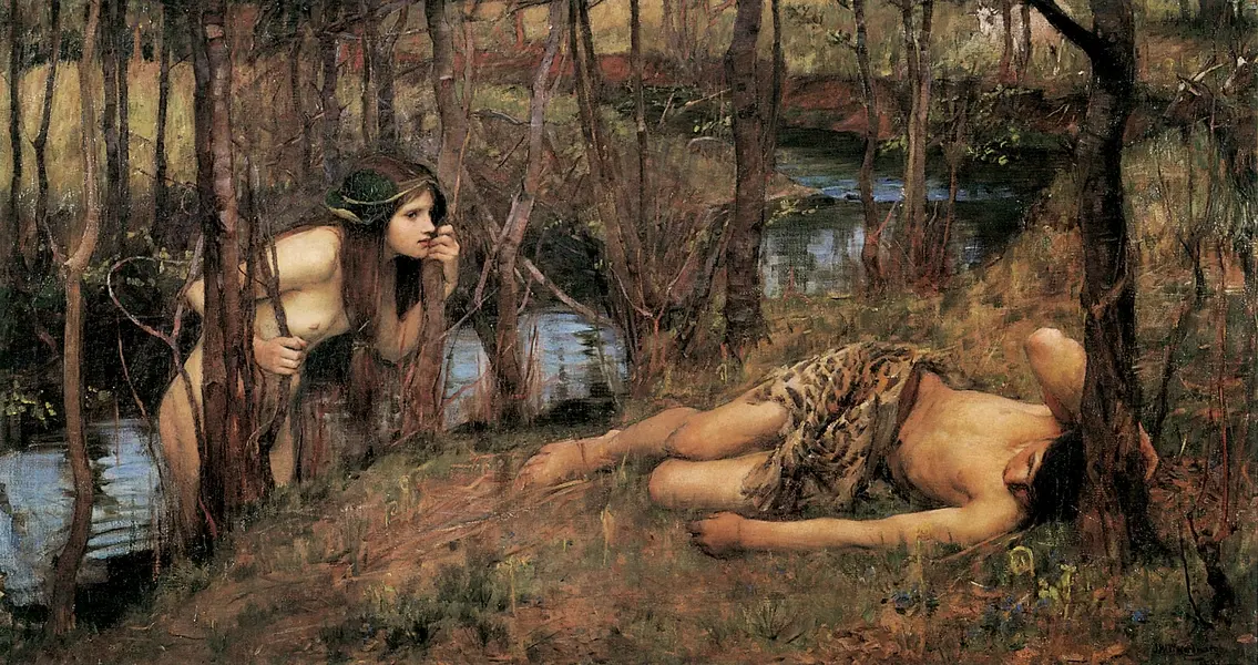 A Naiad 1893 By John William Waterhouse