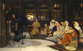 Consulting the Oracle 1884 By John William Waterhouse