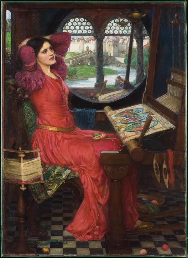 I Am Half Sick of Shadows Said the Lady of Shalott By John William Waterhouse