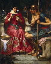 Jason and Medea 1907 By John William Waterhouse