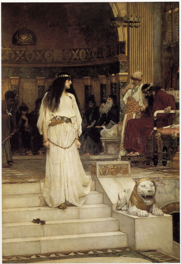 Mariamne Leaving the Judgement Seat of Herod 1887 | Oil Painting Reproduction