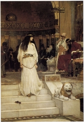 Mariamne Leaving the Judgement Seat of Herod 1887 By John William Waterhouse