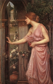 Psyche entering Cupid's Garden 1903 By John William Waterhouse