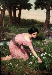 Spring Spreads One Green Lap of Flowers 1910 By John William Waterhouse