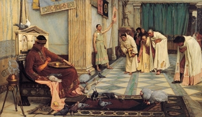The Favourites of the Emperor Honorius 1883 By John William Waterhouse